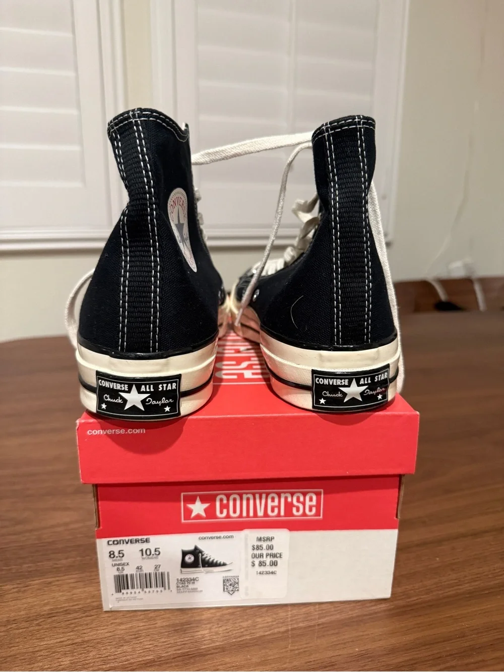 Converse High Top Sneakers in Black - Picture 2 of 4